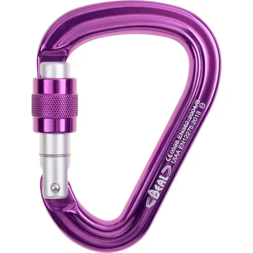 Beal Be Safe Karabiner (Größe One Size, pink)