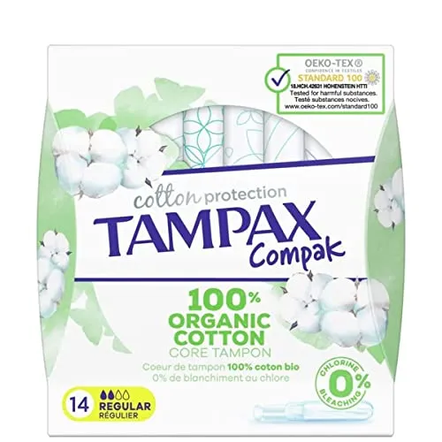 TAMPAX COTTON REGULAR COMPAK von Tampax