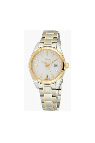 Seiko Damenarmband Date Uhr SUR636P1 | 30 mm | Wasserdicht - Armbanduhren für Damen mit elegantem Design, wasserdicht bis 100 m und hochwertigem Edelstahl, ideal für jeden Anlass.