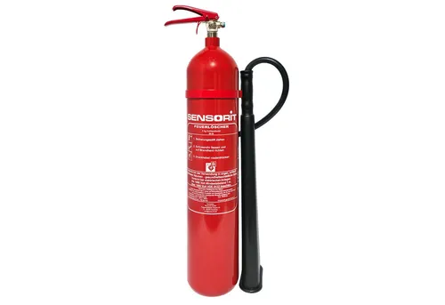CO2 Feuerlöscher 5kg – Sicherer Löscher für elektrische Anlagen - Zuverlässiger 5 kg CO2 Feuerlöscher für elektrische Anlagen, ideal für Serverräume und Büros. Rückstandsfrei und sicher, inklusive Wandhalterung und Instandhaltungsschild für einfache Montage und Prüfung.