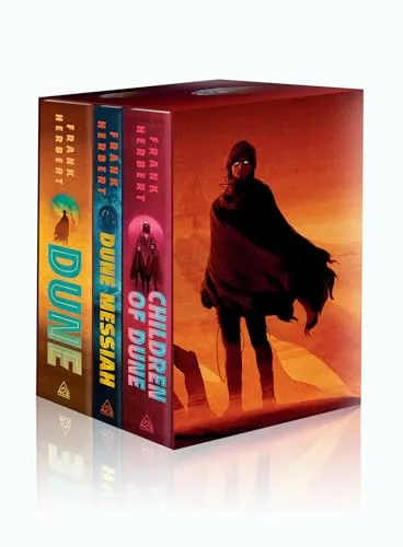 Frank Herbert's Dune Saga 3-Book Deluxe Hardcover Boxed Set - Dune Saga Sammlung mit Dune, Dune Messiah und Children of Dune in edlem Hardcover. Perfekt für Sci-Fi-Fans und Sammler!