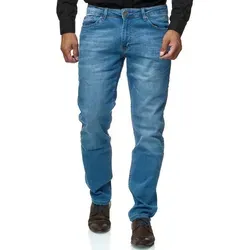 JEEL Regular-fit-Jeans 305 Straight Cut Herren Jeans 5-Pocket Design blau 30