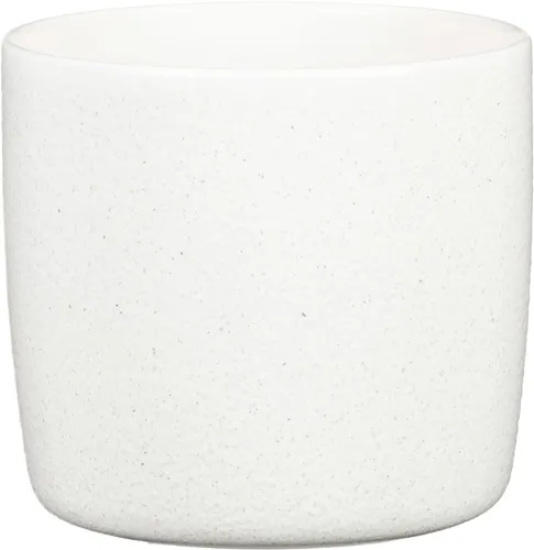 Scheurich Übertopf Solid Ø 21,2 x 19,3 cm perla weiß