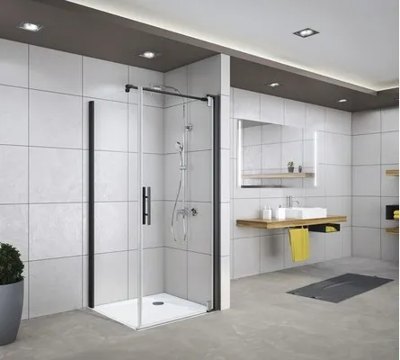 Breuer Europa Design Black Edition Seitenwand 90 cm