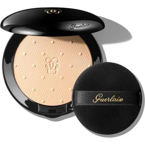 Guerlain Les Violettes Translucent Compact Powder #02 Clair 5,5 g - Translucent Puder für einen natürlichen, mattierenden Finish, ideal für einen perfekten Teint und unterwegs.