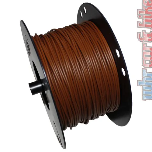 1m Hella Fahrzeugleitung KFZ-Kabel 1,5mm² braun FLY 1,50qmm Kupfer 1-adrig