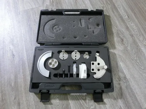 KS Tools Montagewerkzeug Elastriemen-Spezialwerkzeugsatz 150.3180 - Autoteile, robuster Werkzeugstahl für langlebige Nutzung und präzise Montage von Elastriemen.