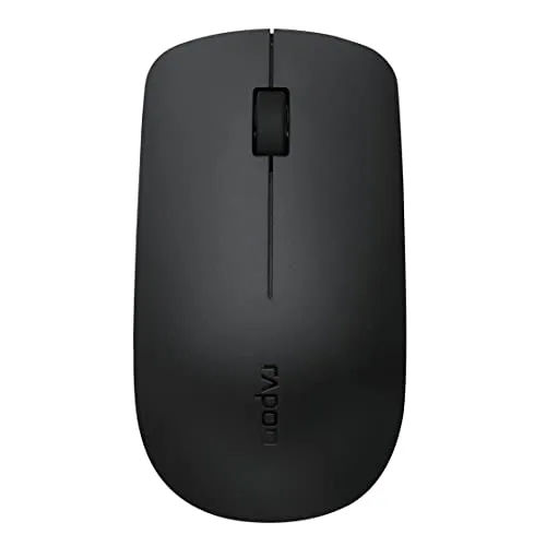 Rapoo M20 Plus kabellose Maus - 2.4 GHz Wireless, 1000 DPI, ergonomisches Design für Links- und Rechtshänder, bis zu 12 Monate Batterielaufzeit