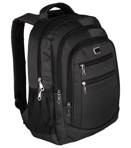 EAAKIE Rucksack Laptop Sport Reisen Arbeit Freizeit - Schwarz (98015) - Schulrucksack mit 35 Litern Volumen, gepolstertem Laptopfach für Geräte bis 37 cm und maximalem Tragekomfort dank verstellbarer Schulterriemen.