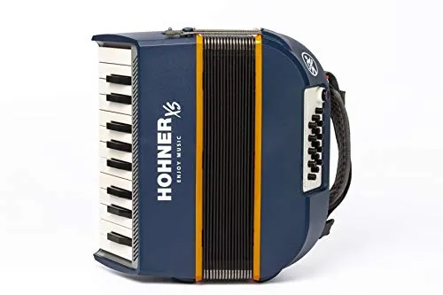 Hohner XS Child Kinder Akkordeon Klaviertasten mit Tasche von Hohner