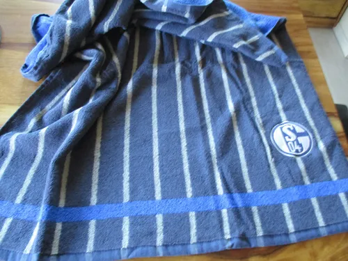 FC Schalke 04 Duschtuch navy Streifen