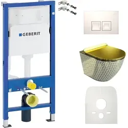 Geberit WC Set mit Vorwandelement und Wand-WC
