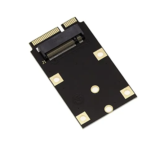 KALEA-INFORMATIQUE M2 M Key auf miniPCIe Adapter, um eine M.2-Karte an einem Mini PCIe Full Size Port zu montieren.