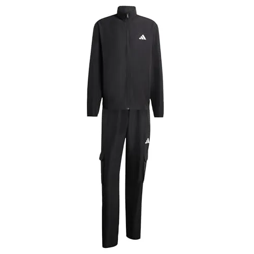 Produktbild adidas Herren SPORTSWEAR WOVEN CARGO TRACKSUIT, schwarz, M