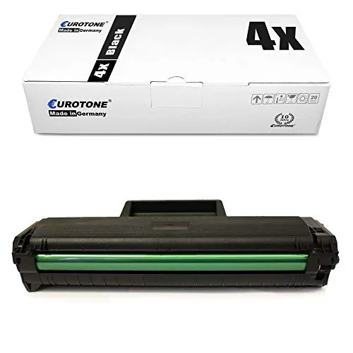 4X Eurotone Toner für Samsung ML 1660 1665 1666 1670 1672 1674 1675 1678 1860 1865 W N ersetzt MLT-D1042S