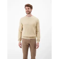 LERROS Rundhalspullover beige XXXL (62) - Herren-Shirts aus 100% Baumwolle, bequeme gerade Passform und ideal für lässige Anlässe.