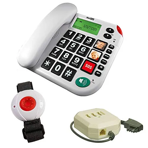 MaxCom KX481SOS: Hausnotruf Telefon mit Notrufarmband