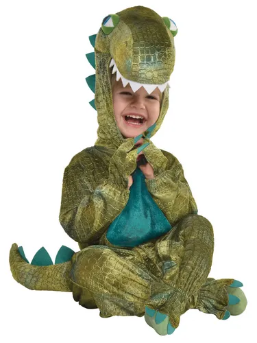 Prähistorisches Dino Kleinkind Kostüm - Kostüme für Kinder 2-3 Jahre, süßes Dino-Design mit Schwanz und Mütze für fantasievolles Spielen und kreative Abenteuer.