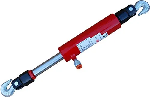 Carmax Zugzylinder 10T Hydraulik Zylinder Hydraulikzylinder 2 Kettenhaken - Richtsatz