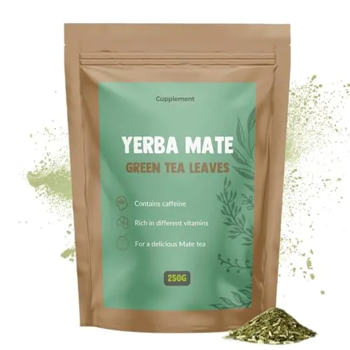 Cupplement Yerba Mate-Teeblätter 250 gram - Ungeräuchert – Mate