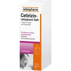 Cetirizin-ratiopharm Saft 150 ml