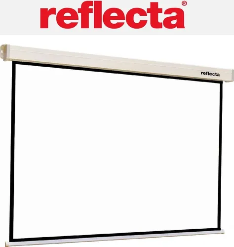 Reflecta Crystal-Line Rollo lux (240x240cm) TV-Nachrüstsatz - Beamer-Leinwände, hochwertiges Rollo für optimale Bildqualität und einfache Montage, ideal für Heimkino und Präsentationen.