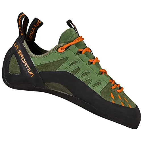 La Sportiva Herren Tarantulace Kletterschuhe (Größe 45.5, oliv) - Kletterschuhe für Komfort und Unterstützung, ideal für Anfänger und Fortgeschrittene, mit schneller Schnürung für perfekten Sitz.