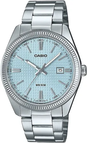 Casio Watch MTP-1302PE-2AVEF - Herren-Armbanduhr mit elegantem Edelstahlarmband, leuchtenden Funktionen und präzisem japanischen Quarzwerk für zuverlässige Zeitmessung.