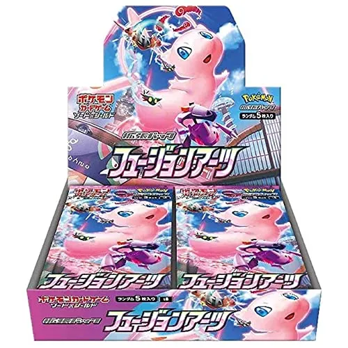 Pokémon Fusion Arts Booster Display S8 JP - Sammelkarten für Sammler, mit zahlreichen neuen Pokémon und besonderen Fusionen, ideal für Kinder ab 6 Jahren.