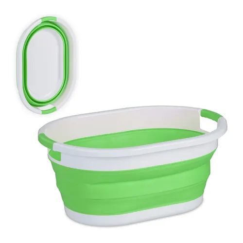 Wäschekorb Wäschewanne Kunststoff Faltwäschekorb Waschwanne zusammenklappbar 36l