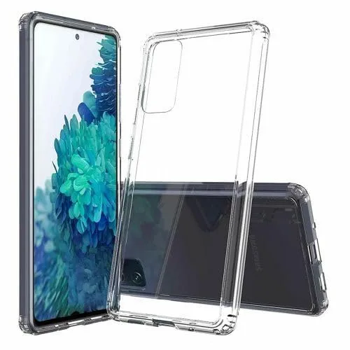 betterfon Hülle kompatibel mit Samsung Galaxy S20 FE | Transparente Outdoor Silikonhülle | TPU-Silikon Hybrid Schutzhülle | Transparent
