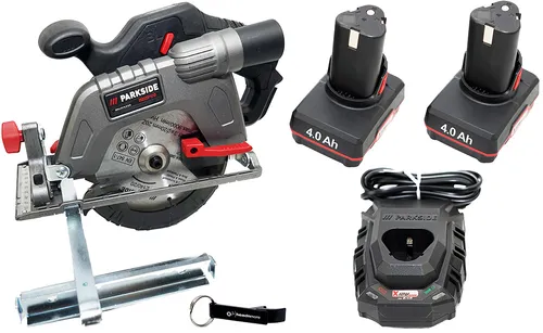 PARKSIDE PERFORMANCE® Akku-Handkreissäge 12V im Transportkoffer - Handkreissäge mit Constant Power Control für konstante Schnittleistung, bürstenlosem Motor für hohe Lebensdauer und praktischem Aufbewahrungskoffer.