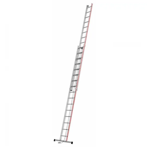 Hymer Seilzugleiter zweiteilig 8,55 m - Hochwertige Aluminiumleiter - Leiter für sicheres Arbeiten in großen Höhen, aus robustem Aluminium, ideal für Handwerker und Heimwerker.