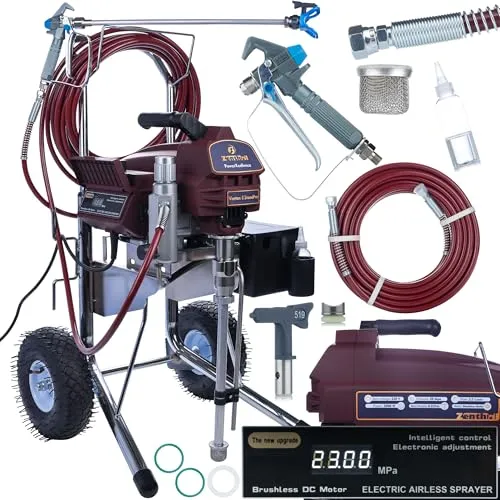 Zenthril Vortex E StandPro – Profi-Farbspritzgerät 3000W | 20 MPa, 3,5 L/min, 0,021