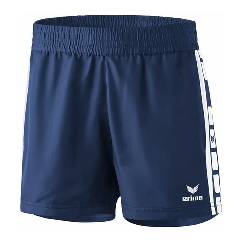 Erima Trainingshose Handballshorts 5-CUBES Damen - Trainingshosen für Damen mit speziellem Damenschnitt, aus elastischem Funktionsmaterial für optimalen Komfort und Bewegungsfreiheit - ideal für Training und Wettkampf.