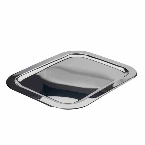 CHG Schlemmerplatte 36 x 25 cm Edelstahl rostfrei in silber von chg