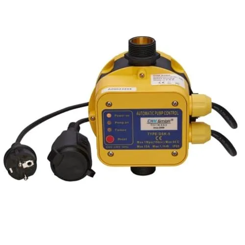 CHM GmbH® Automatischer Druckschalter für Gartenpumpe 1,1 kW mit Trocklaufschutz