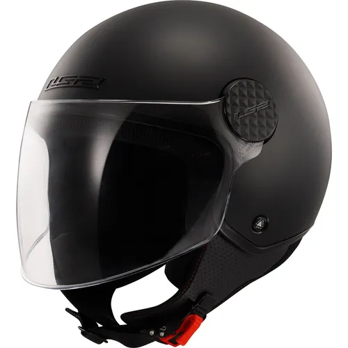LS2 OF558 Sphere Lux II Jethelm, schwarz, Größe S - Motorradhelm mit herausnehmbarem, waschbarem Innenfutter und kratzfestem Visier für höchsten Komfort und Sicherheit.
