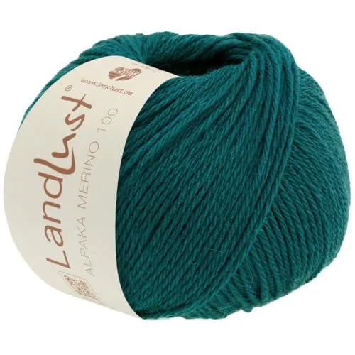 LandLust Alpaka Merino 100 335 - Petrol