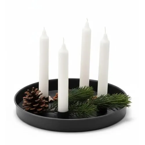 Kerzenständer Schwarz von Macosa Home