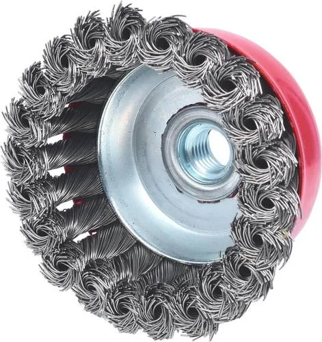 KS Tools 340.0024 Stahldrahttopfbürste 0,5mm, Ø 90mm