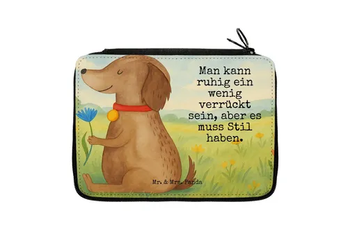 Mr. & Mrs. Panda Federmäppchen mit Hund und Blumen Design