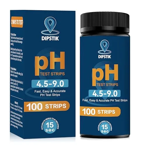 pH Teststreifen für Urin & Speichel – 100 Stück zur einfachen pH-Wert-Messung