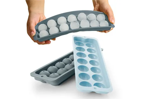 Blumtal Eiswürfelform Eiswürfelformen Silikon mit Deckel von Blumtal