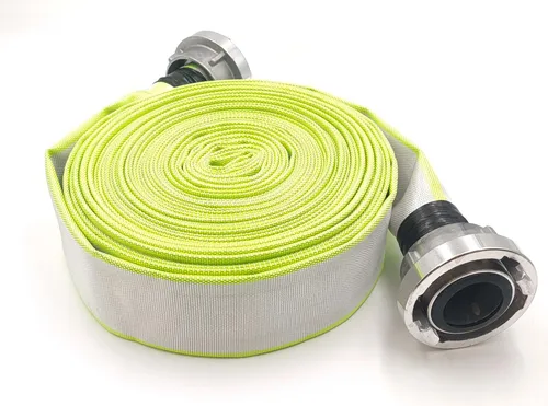 Zoll | C-52 - 20 m Industrieschlauch | Feuerwehrschlauch | Bauschlauch | Flachschlauch | Schlauch mit Storz-Kupplung eingebunden 2