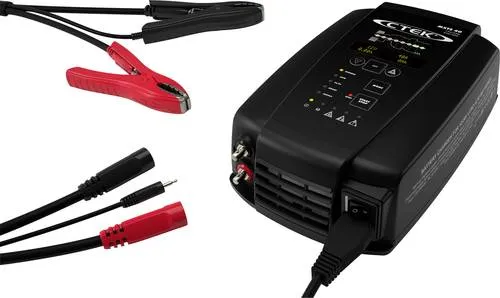 CTEK MXTS 40 Autobatterie-Ladegerät - Fahrzeugbatterie-Ladegeräte mit 8-stufigem Ladevorgang und Recond-Modus zur Rekonditionierung tiefentladener Batterien. Ideal für 12 V und 24 V Batterien.
