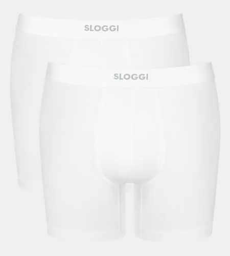 Sloggi Men Ever Ease Short 2P White - Panties & Hipsters für Damen, bietet höchsten Tragekomfort und eine perfekte Passform für den ganzen Tag.