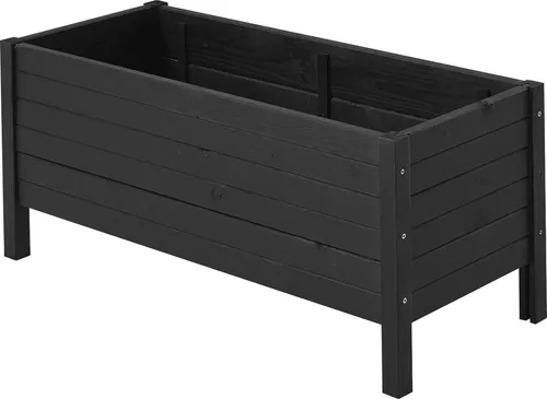 Plus Pflanzkasten auf Beinen RAL 9005 Schwarz