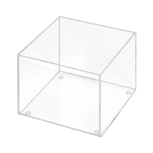 Aufbewahrungsbox aus Acrylglas 120x120mm, 100mm Hoch,  transparent - Zeigis®
