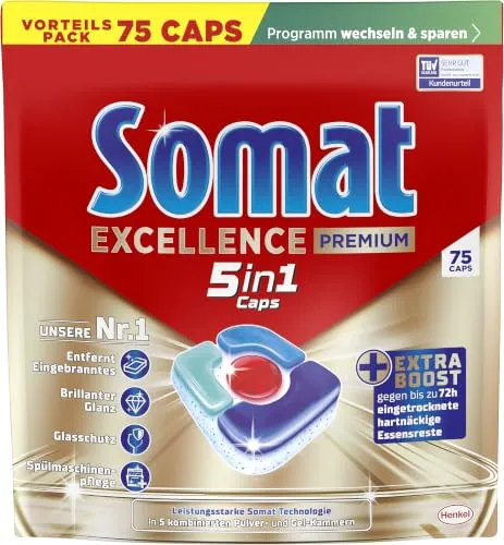 SOMAT Excellence Premium 5in1 Caps (75)